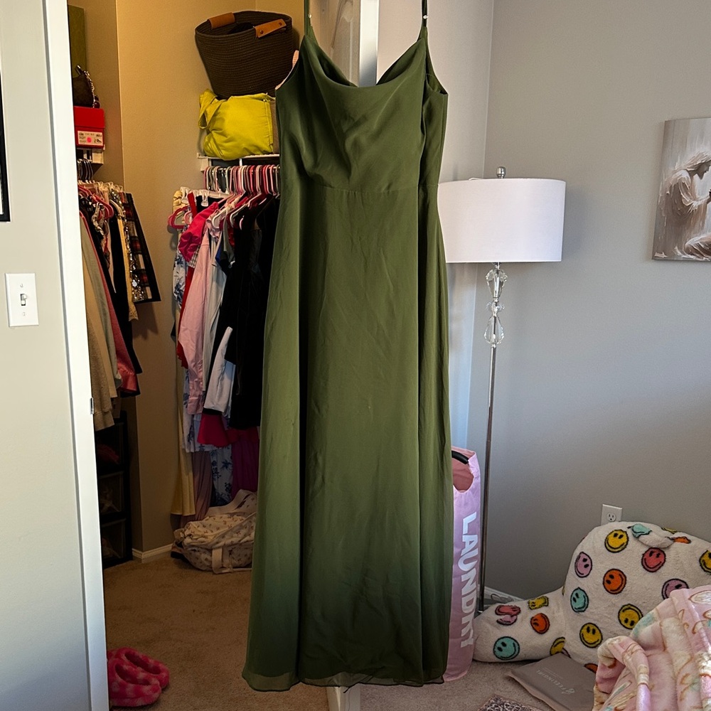 Elegant Green bridesmaids  Dress